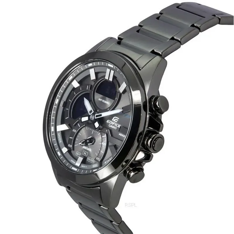 Casio Edifice Smartphone Link Bluetooth Black Men's Watch-  ECB-30DC-1B